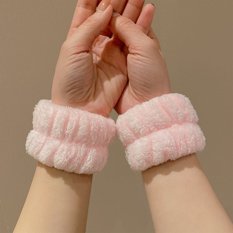 Wash Face Waterproof Wrist Band Absorbent Artifact Moisture-Proof Sleeve Women'S Wrist Bracer Towel Wrist Towel Sleeve Bracelet Water-Proof Splash-Proof - Image 1
